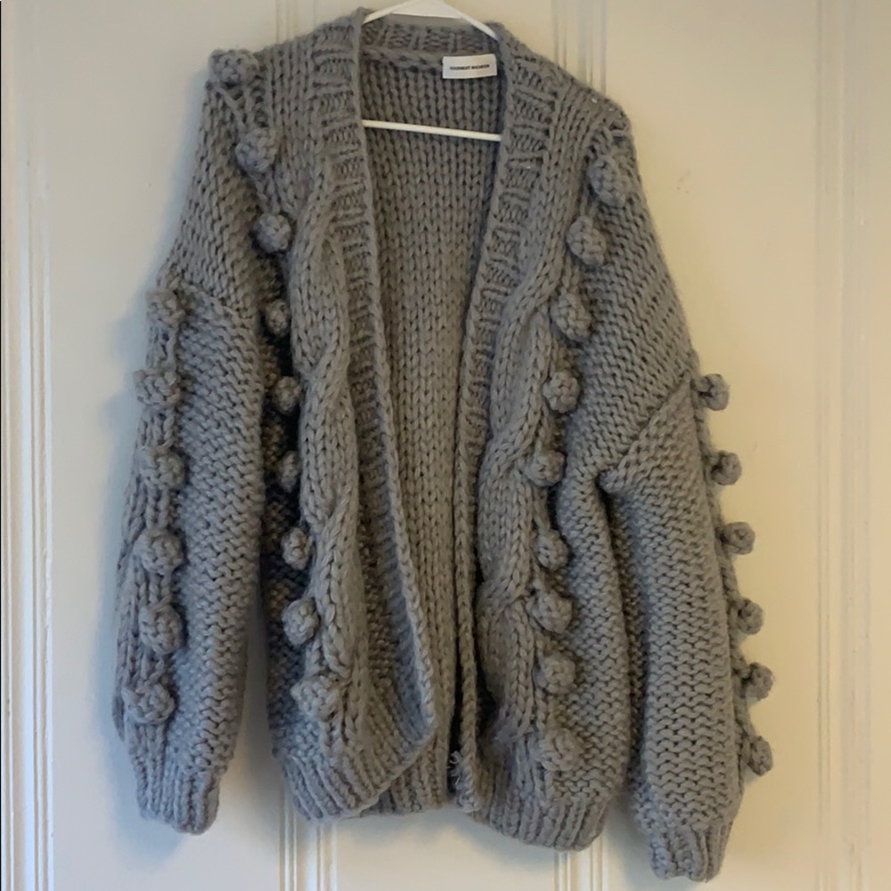 Oversized bubble cardigan